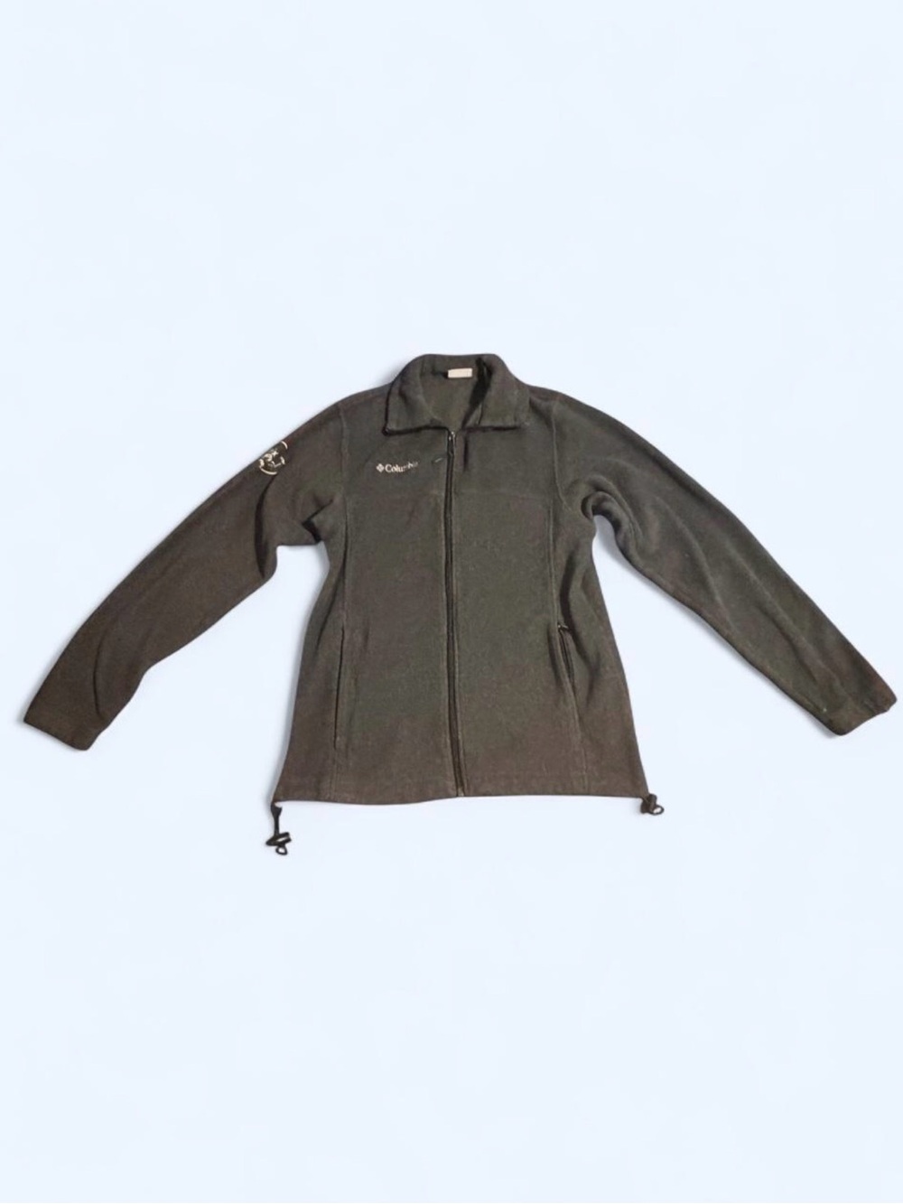 Columbia Women’s Olive Green Full-Zip Utility Fleece Jacket